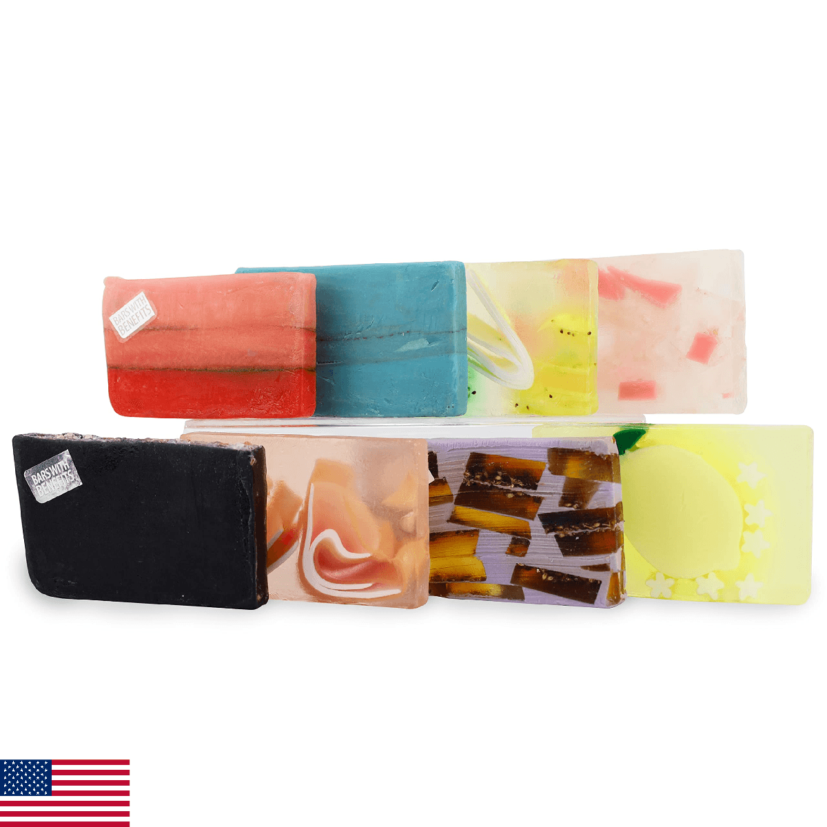 Primal Elements Bars With Benefits Soap Set (Pack of 8), 100 Gram size - Image 1