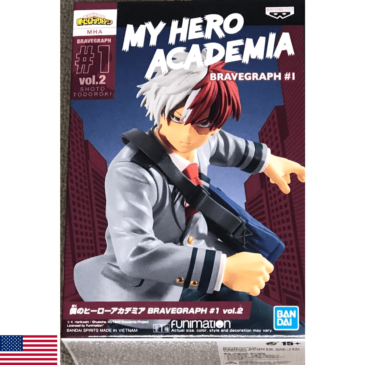 My Hero Academia BRAVEGRAPH #1 VOL.2 TODOROKI - Image 1