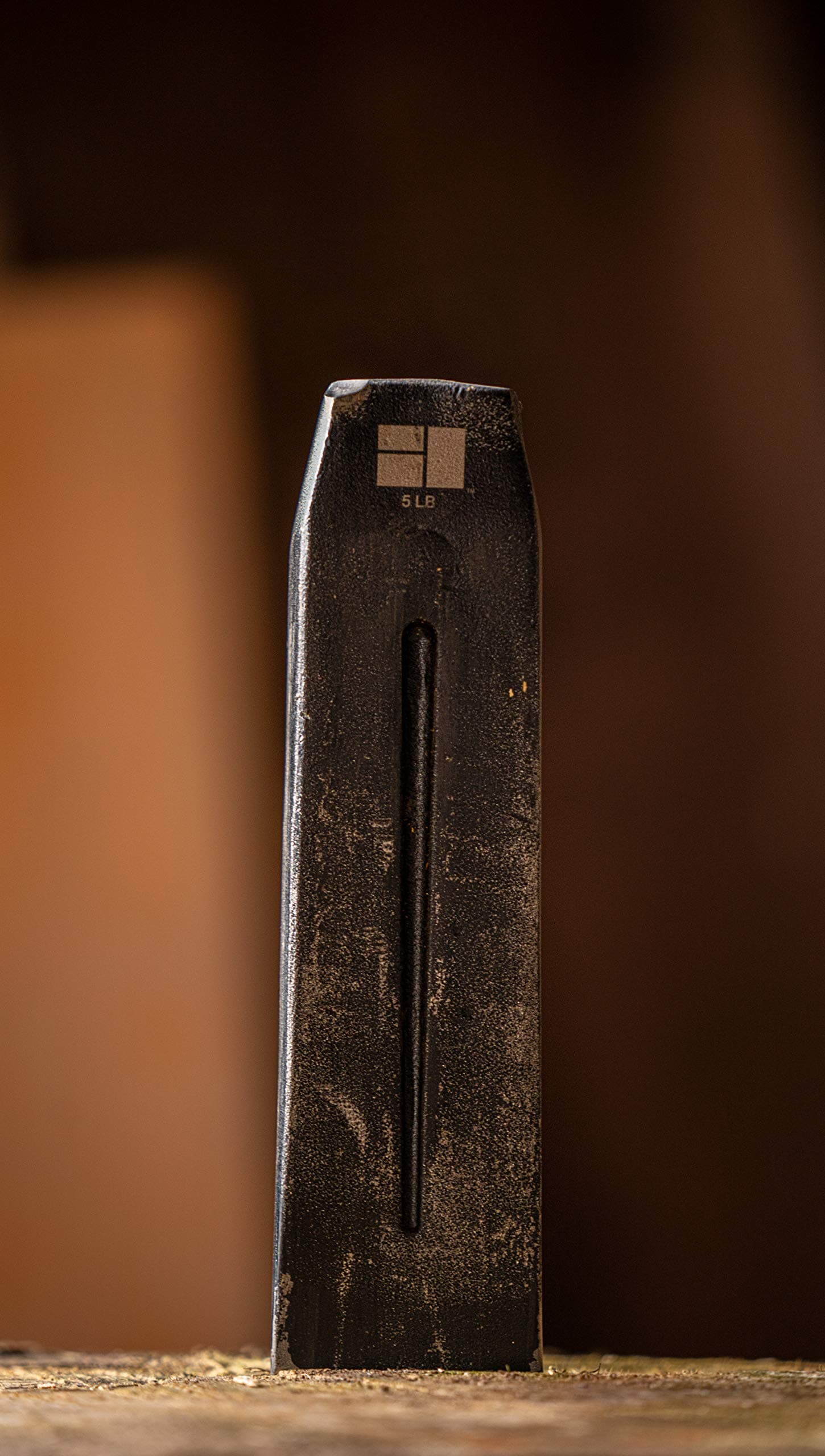 Hooyman Splitting Wedge 5 Pound Log Splitter Tool with Heavy Duty Construction, - Thumbnail 3