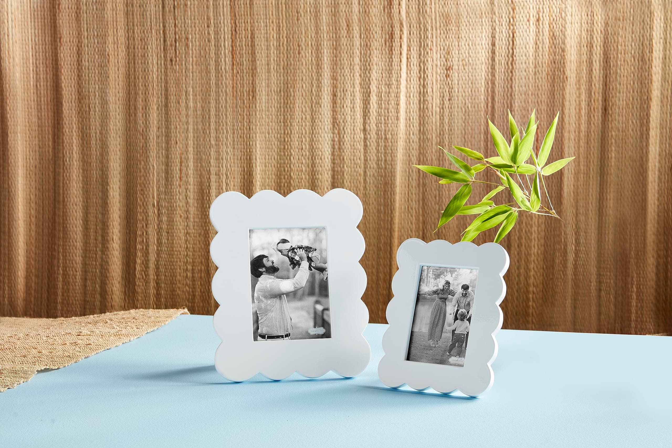 Mud Pie Scalloped Lacquer Frames, Small, 8.5" x 6.5" - Thumbnail 3