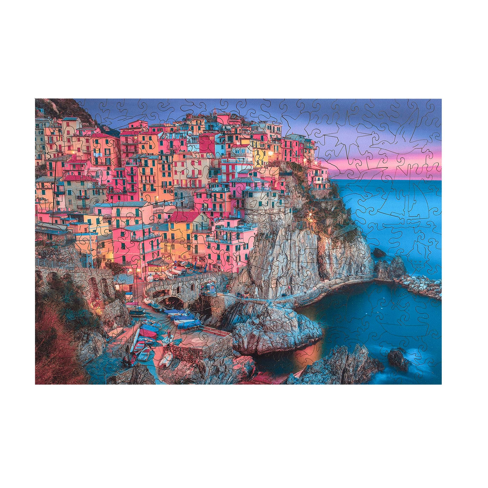 Buffalo Games - 250 Piece Wooden Jigsaw Puzzle Sierra Paradise, Thomas Kinkade, - Thumbnail 2