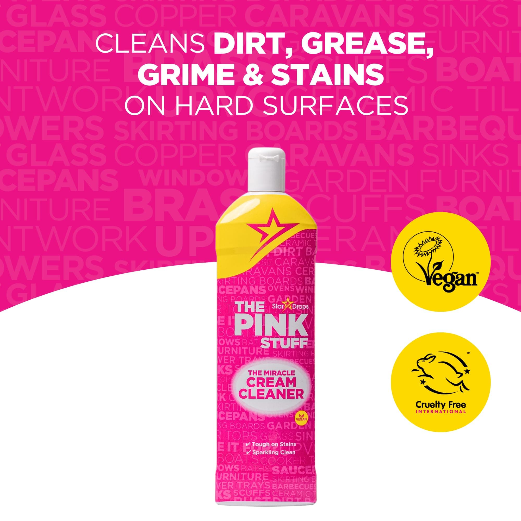The Pink Stuff Ultimate Bundle - Paste, Multi-Purpose, Bathroom, Cream Cleaner - Thumbnail 9