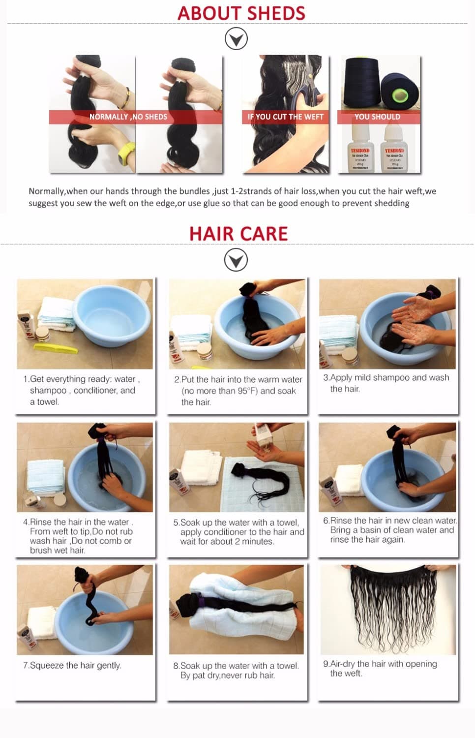 Highlight P27613 Body Wave Bundles Human Hair Double Weft Brazilian Hair Extensi - Thumbnail 7