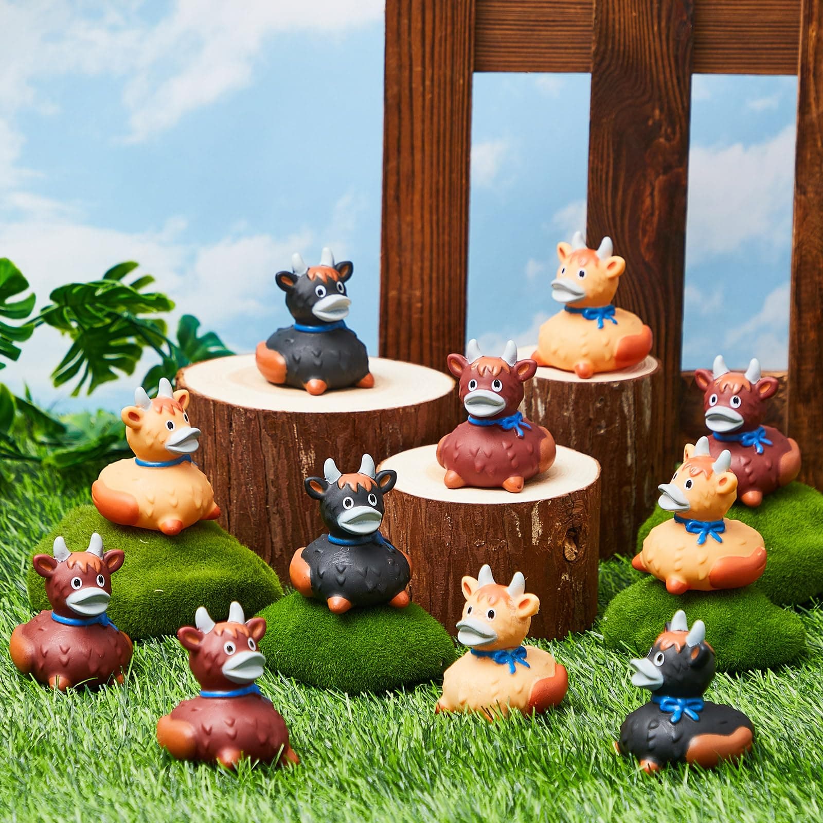 Deekin Rubber Ducks 2 Inch Animal Party Favors Small Rubber Ducks for Cruise Shi - Thumbnail 3