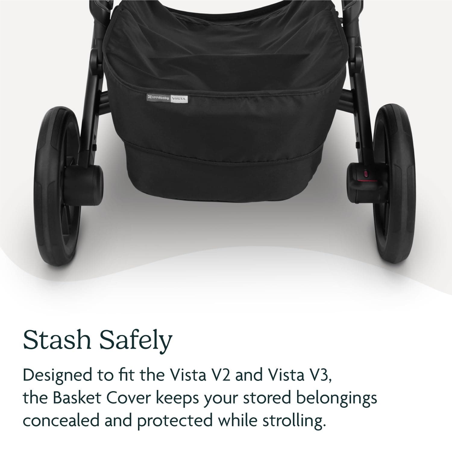 UPPAbaby Basket Cover for Vista V2 and Vista V3 Strollers - Protects and Conceal - Thumbnail 2