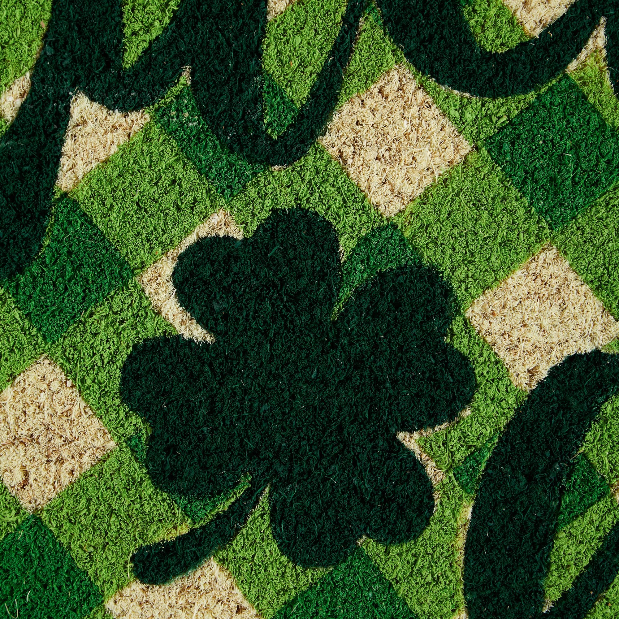 DII Indoor/Outdoor Natural Coir Fiber Spring/Summer Doormat, 17x29, Lucky Day - Thumbnail 4