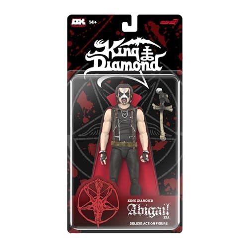 Super7 Deluxe King Diamond Abigail Era - 7" King Diamond Action Figure with Acce - Thumbnail 3