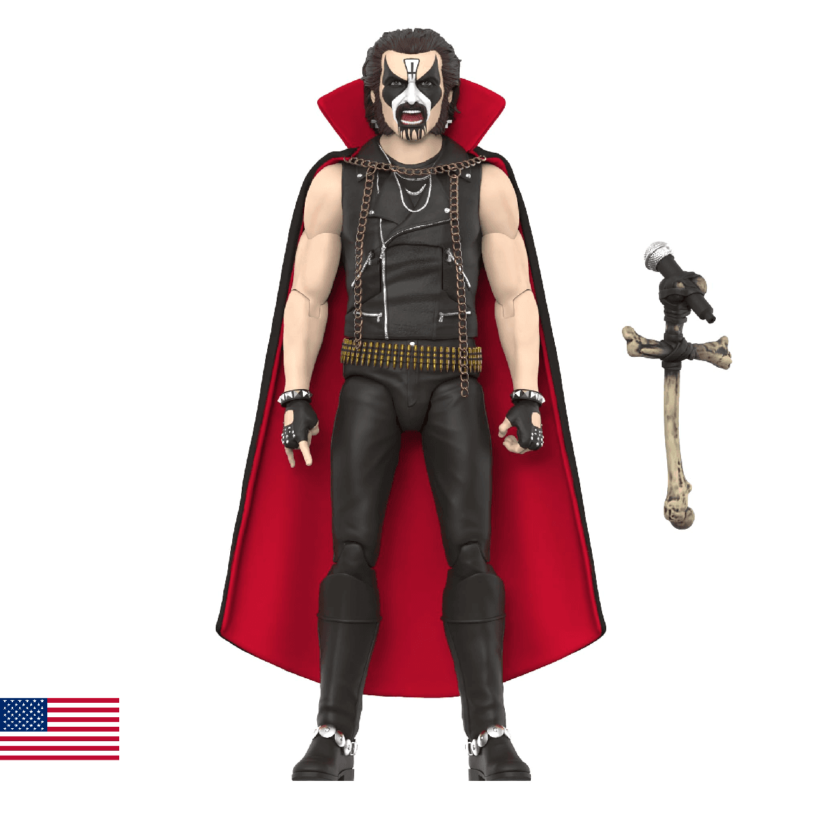 Super7 Deluxe King Diamond Abigail Era - 7" King Diamond Action Figure with Acce - Image 1