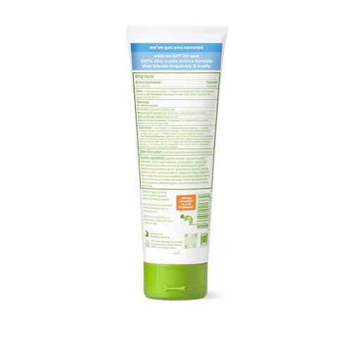 Babyganics SPF 50 Mineral Sunscreen Lotion, Sheer Blend, UVA UVB Protection, Oct - Thumbnail 2