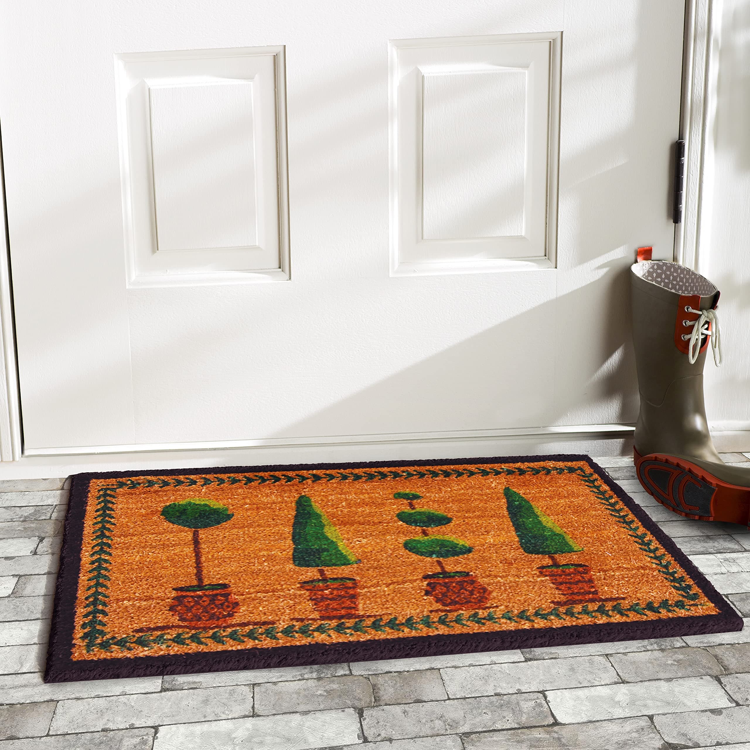 Home and More Calloway Mills 120742436 Topiary Doormat, 24"x36", Multicolor - Thumbnail 2