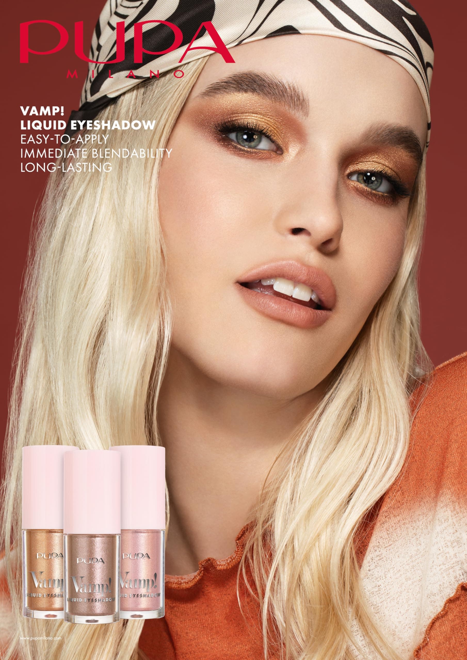 Pupa Milano Vamp! Liquid Eyeshadow - Shimmer Finish, Ultra-Adherent, and Lightwe - Thumbnail 3