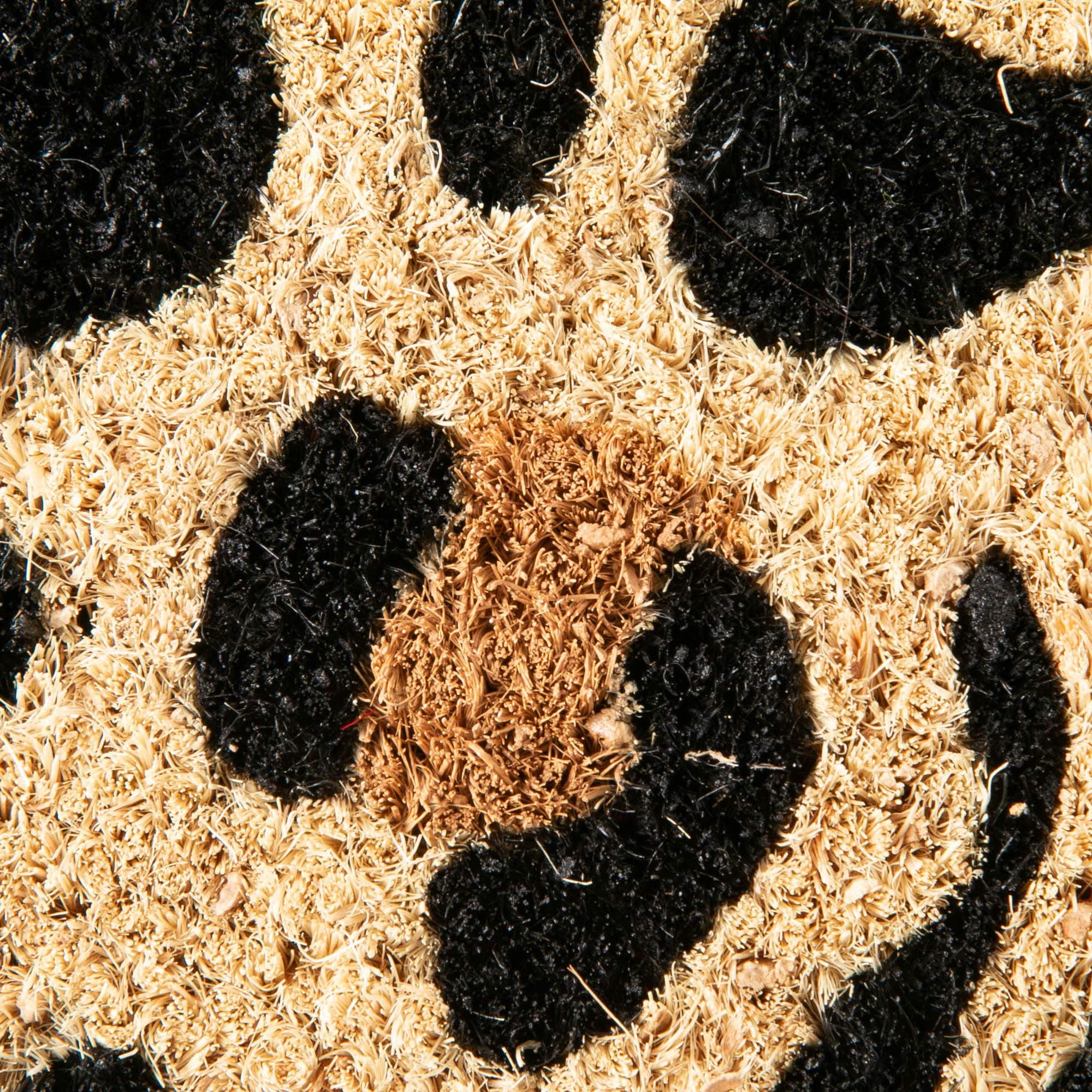 DII Colorful Design Natural Coir Doormat, 18x30, Leopard Spots - Thumbnail 6