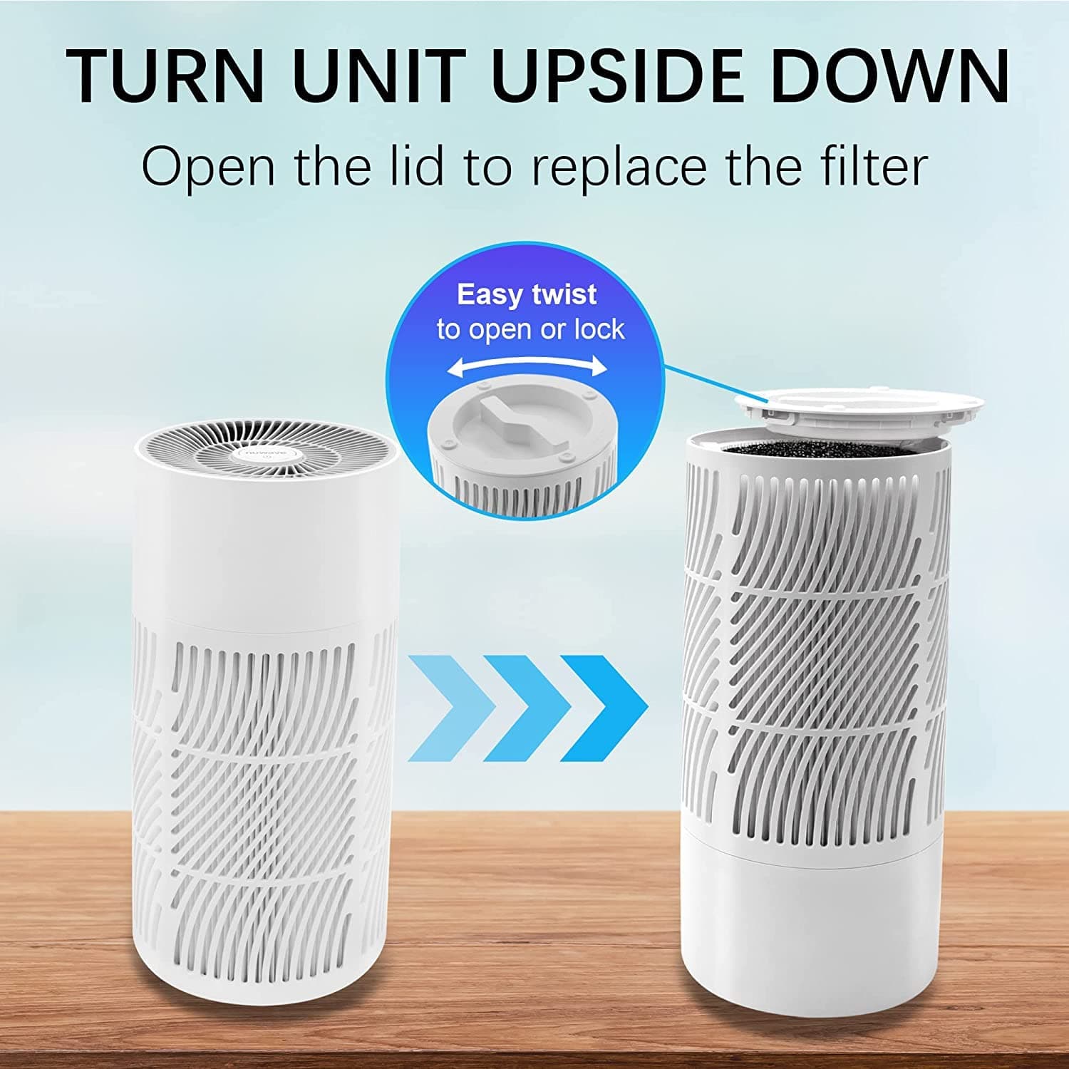 Nuwave OxyPure 1-Pack Genuine Replacement HEPA/Carbon Combo Filter, Removes Irri - Thumbnail 5