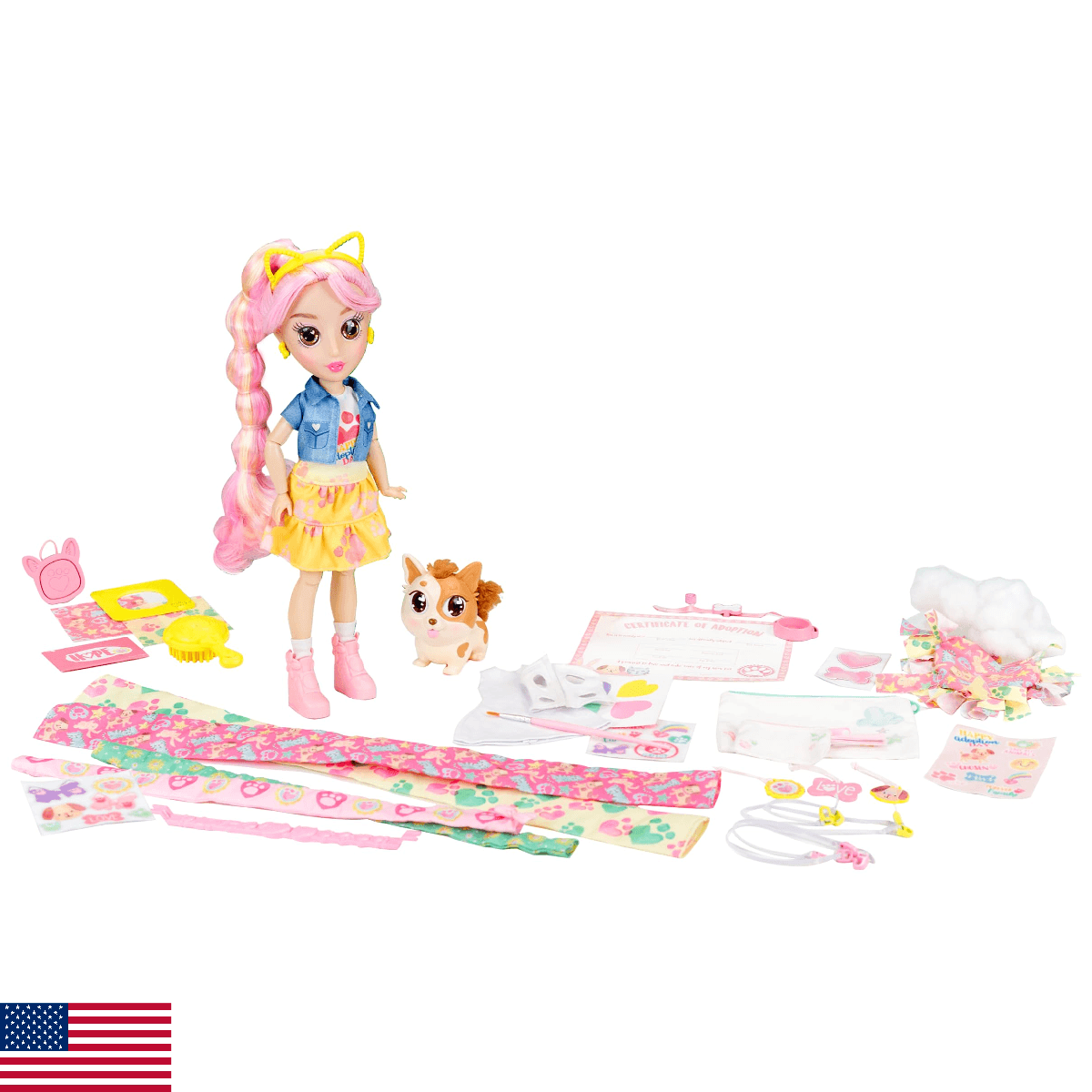 Jada BeKind 12" Eco-Friendly Hope DIY Doll, Toys for Kids - Image 1