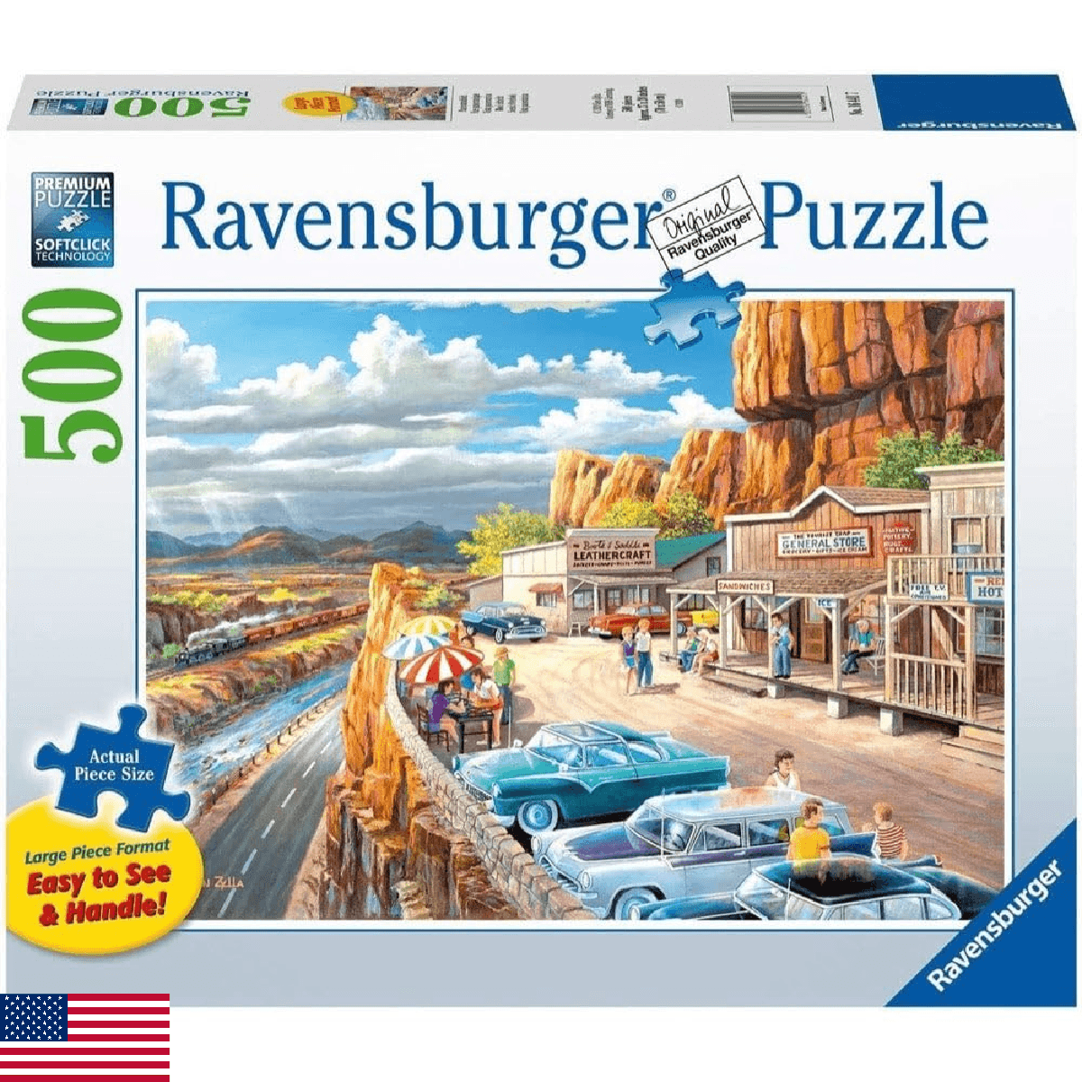 Ravensburger Scenic Overlook Puzzle - 500 Large Pieces for Easy Handling | Anti- - Image 1