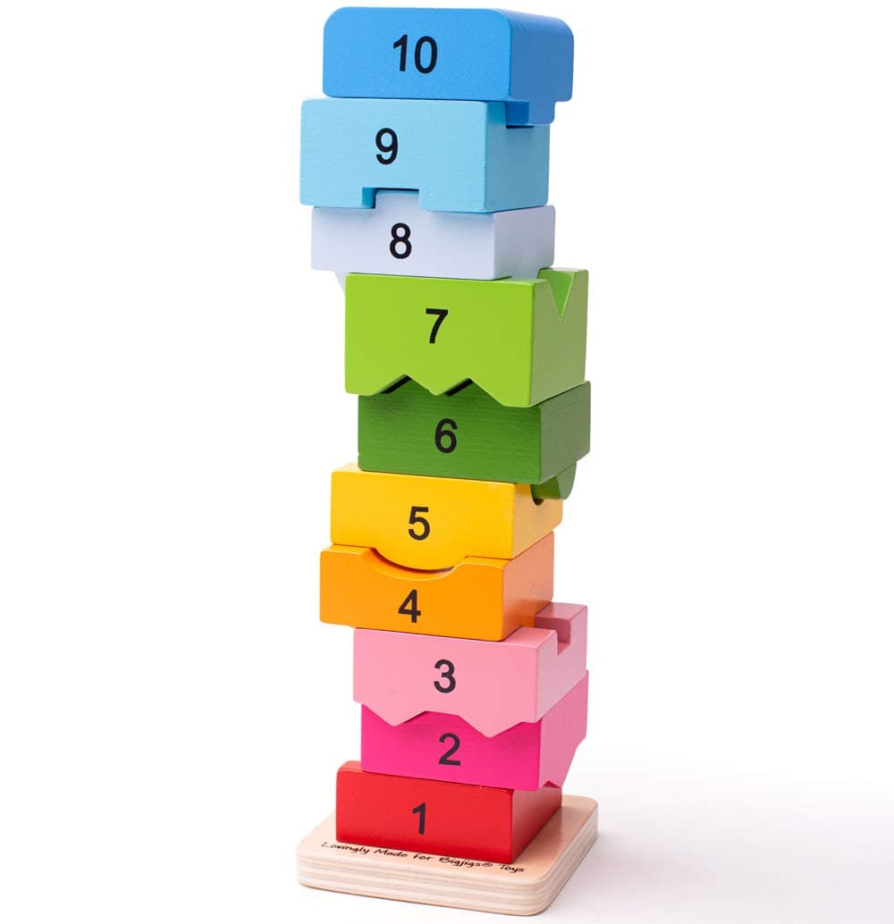 Bigjigs Toys Number Tower - Thumbnail 3