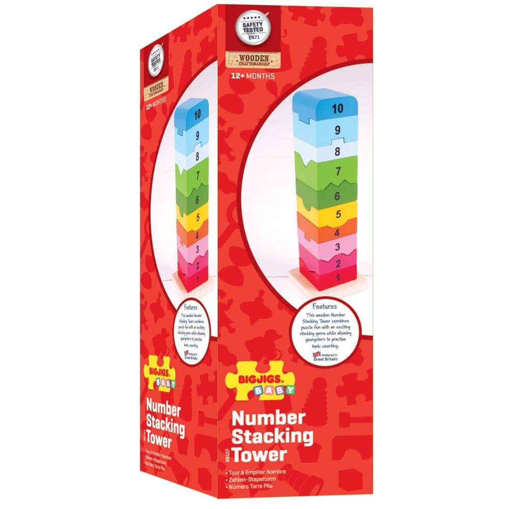 Bigjigs Toys Number Tower - Thumbnail 5