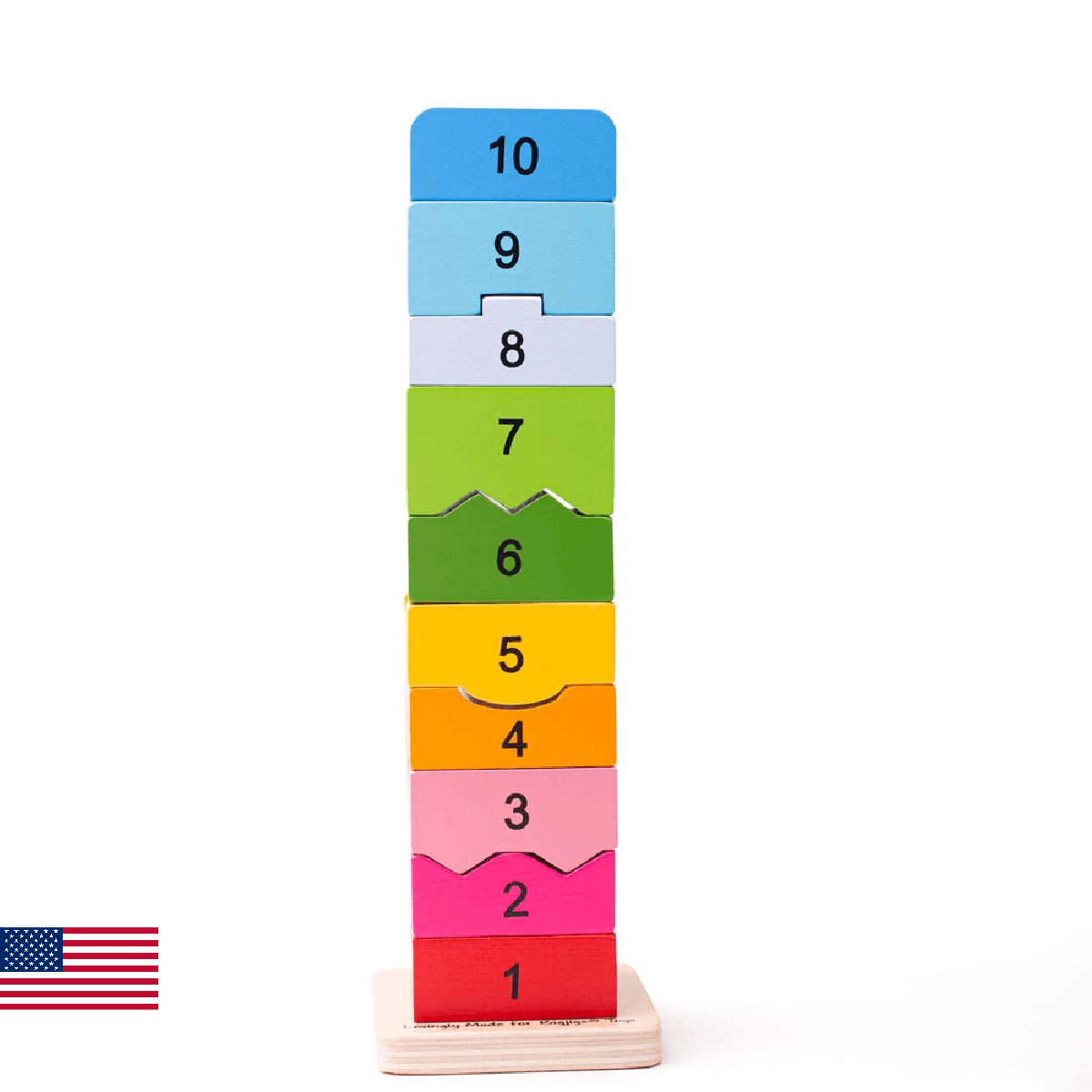 Bigjigs Toys Number Tower - Image 1