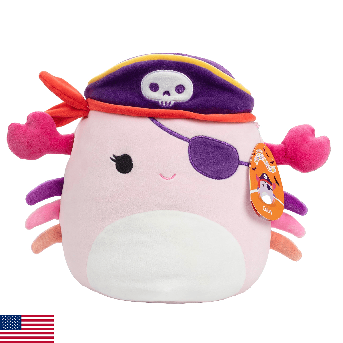 Squishmallows Original 10-Inch Cailey The Crab Easter Plush Collectible Soft Pil - Image 1