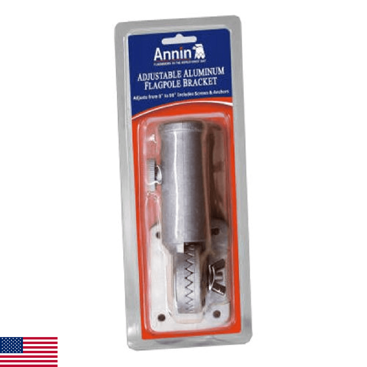 ANNIN FLAGMAKERS 620 1" Cast Aluminum Flag Bracket - Image 1