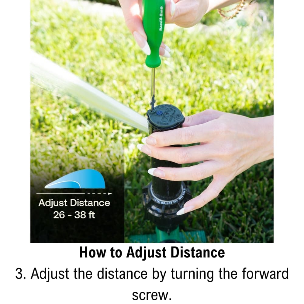 Rain Bird 42SASPG 42SA Gear Drive Rotor Lawn Garden Sprinkler Heavy Duty Green S - Thumbnail 7