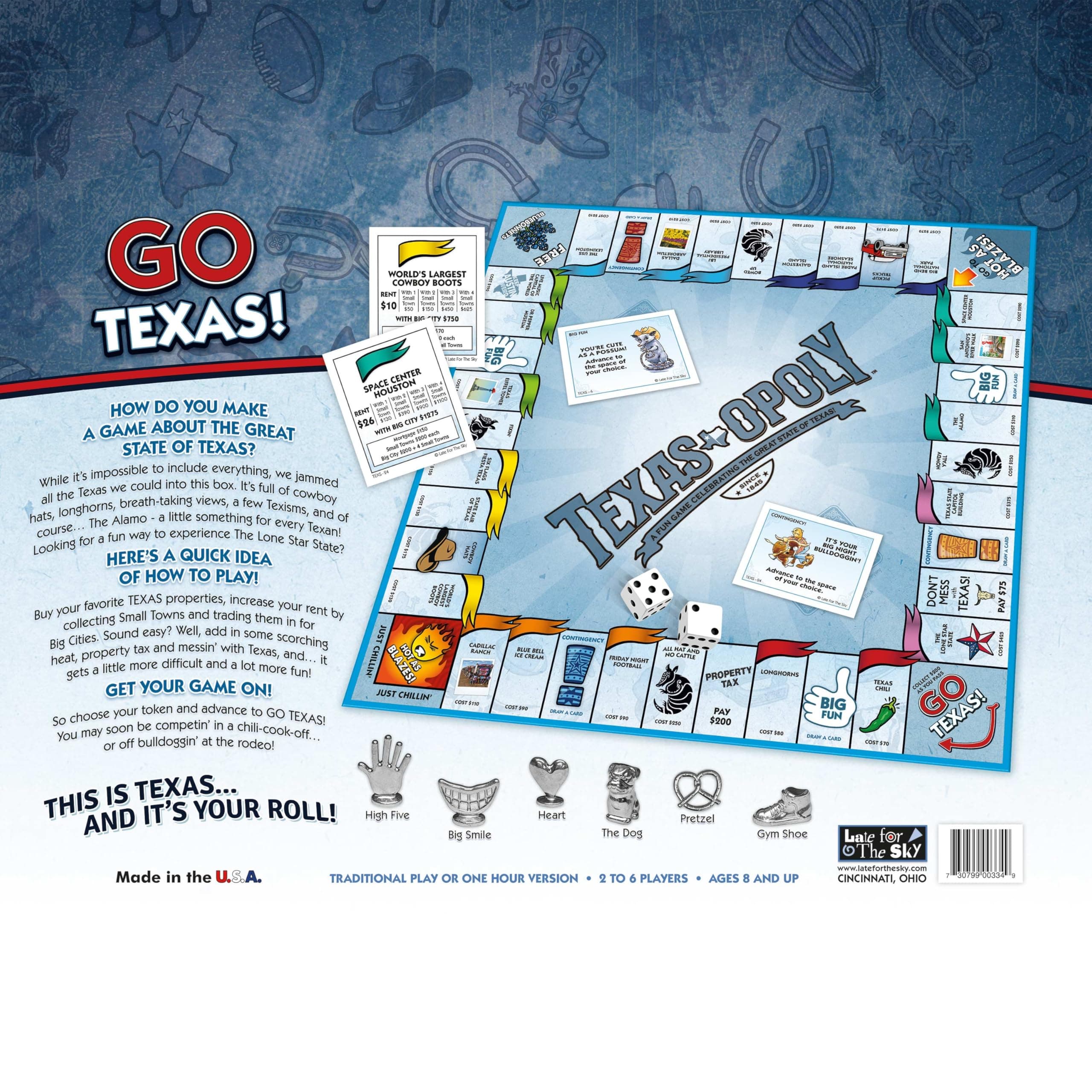 Late for the Sky Texas-opoly Game, 96 months to 9600 months - Thumbnail 5