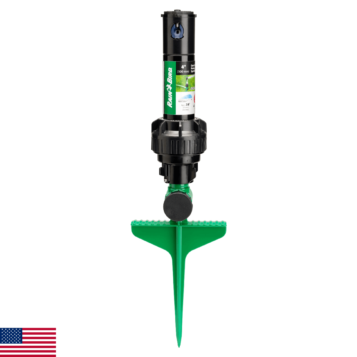 Rain Bird 42SASPG 42SA Gear Drive Rotor Lawn Garden Sprinkler Heavy Duty Green S - Image 1