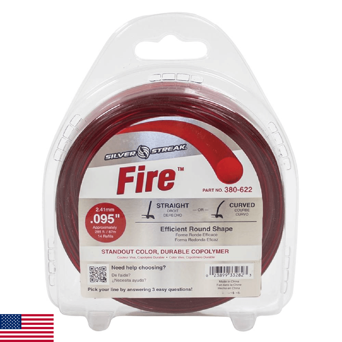 Stens 380-622 Silver Streak Trimmer Line 285-Foot by .095-Inch - Image 1