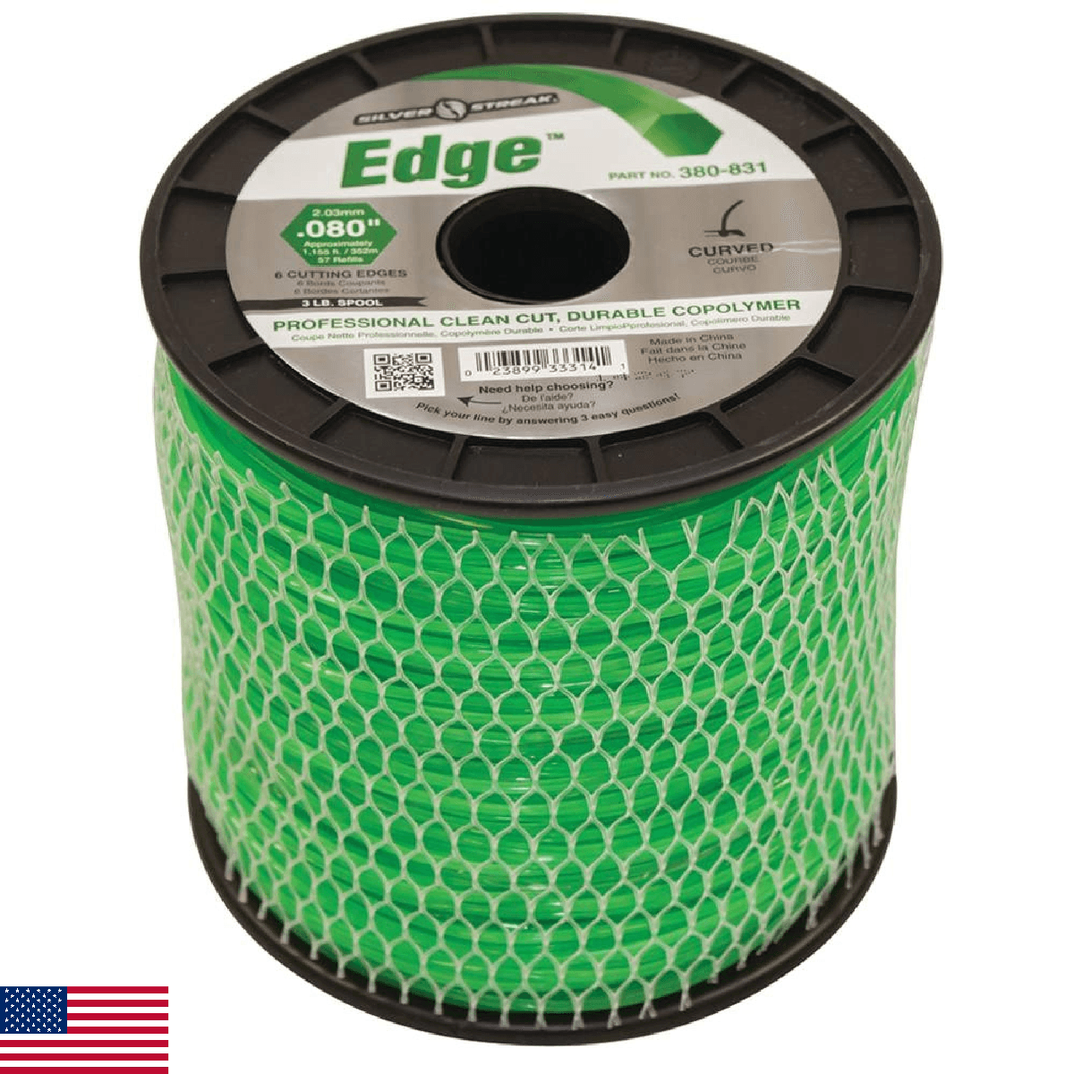 Stens 380-831 Silver Streak Trimmer Line 1,155-Foot by .080-Inch - Image 1