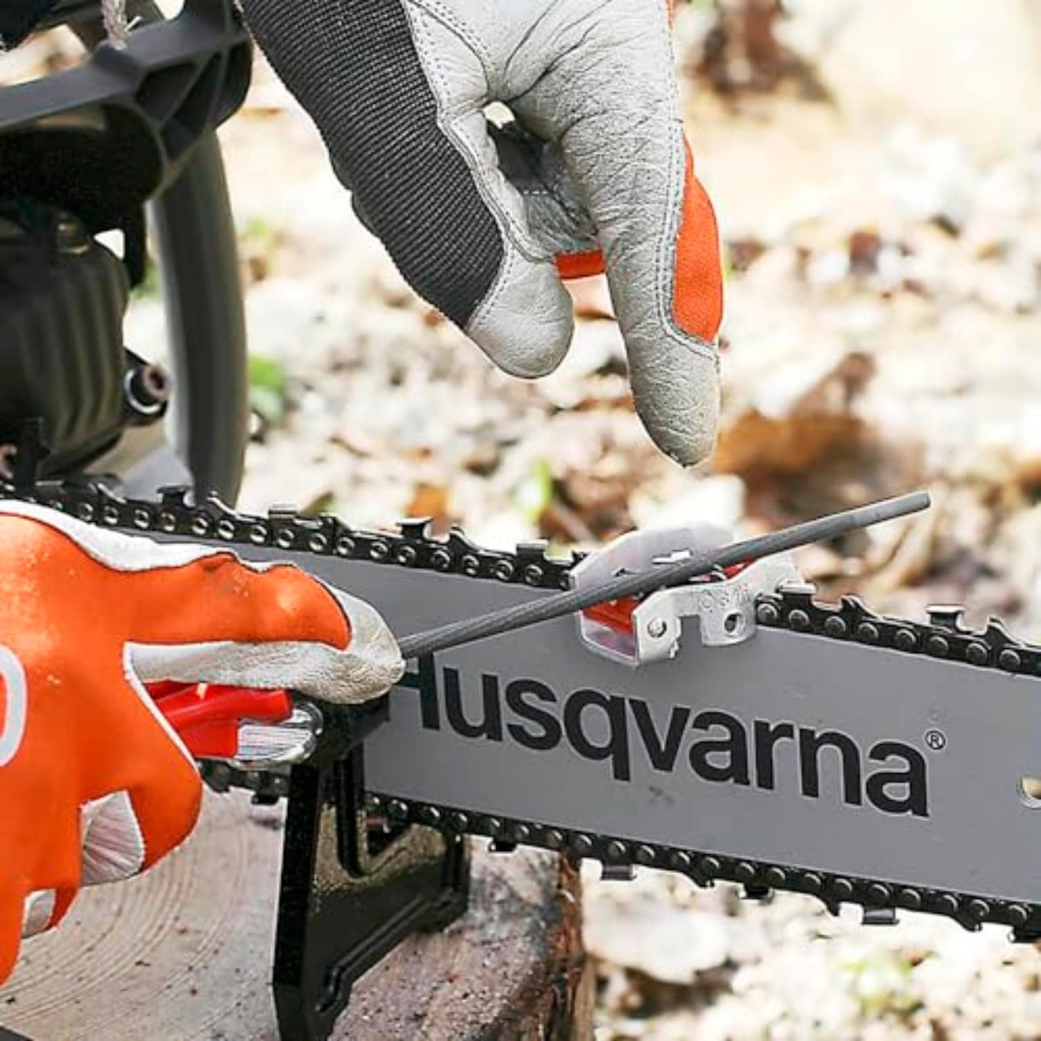 Husqvarna X-Cut S93G Chainsaw File Kit for 3/8" mini Pitch Chainsaw Chains, Shar - Thumbnail 4