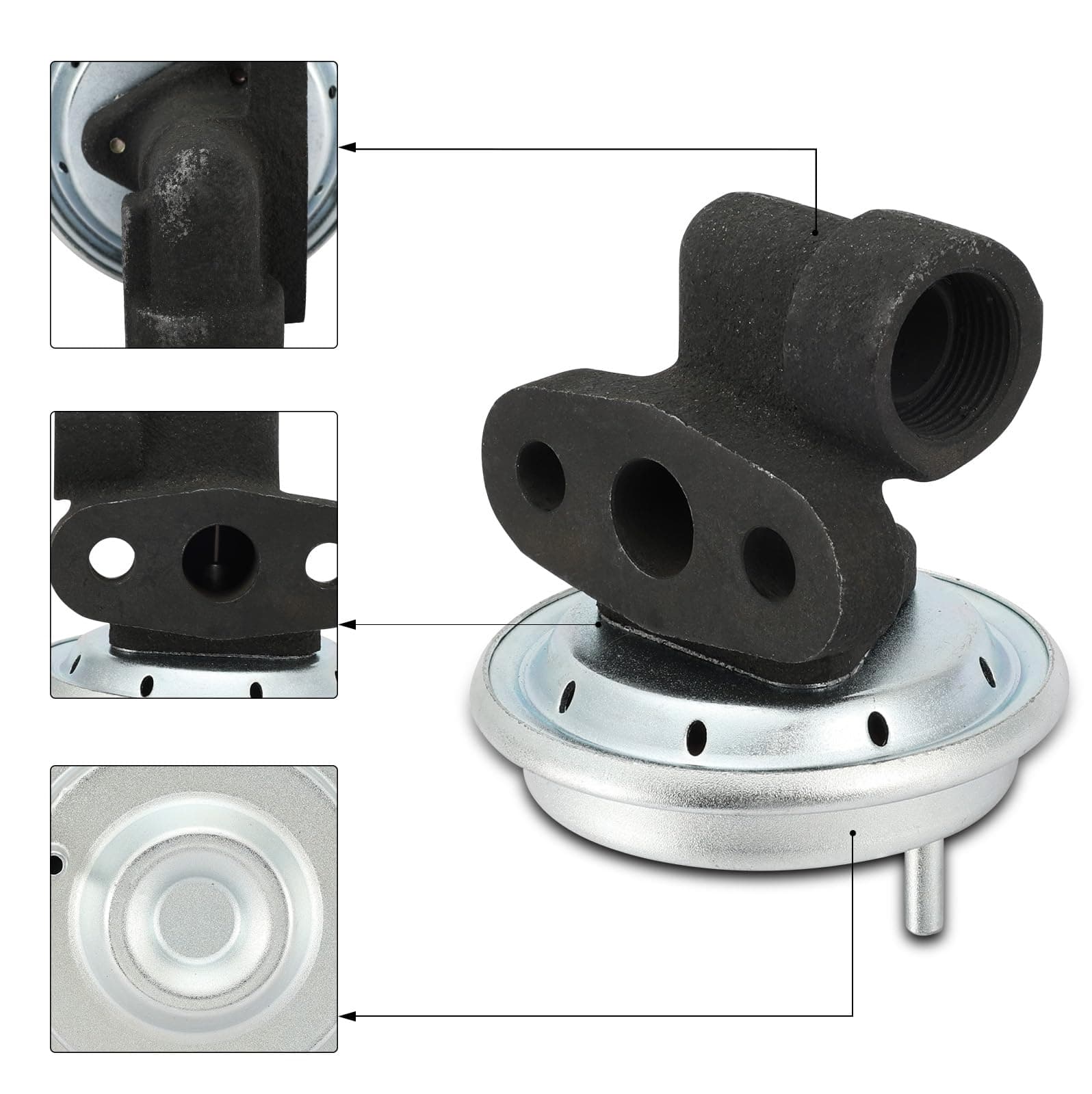 AULINK F65Z9D475A EGV464 EGR Valve For Ford Windstar 1996-2003,Mustang 1999-2004 - Thumbnail 2