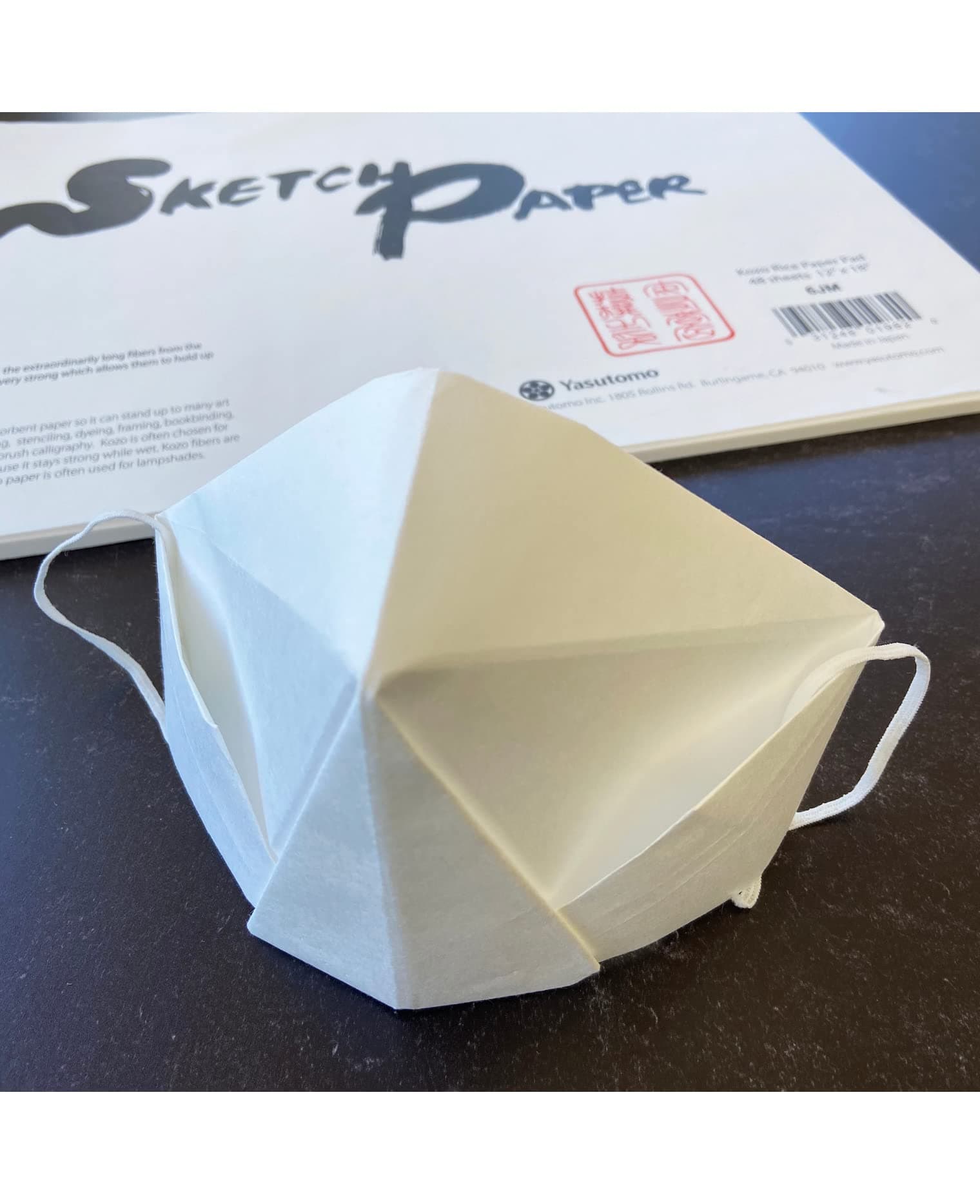 Yasutomo Rice Paper Sketch Pad 12 1/8” x 18 1/8” 50 Sheets - Thumbnail 6