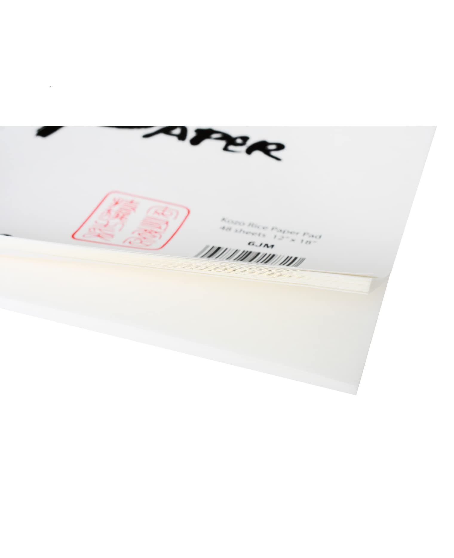 Yasutomo Rice Paper Sketch Pad 12 1/8” x 18 1/8” 50 Sheets - Thumbnail 2