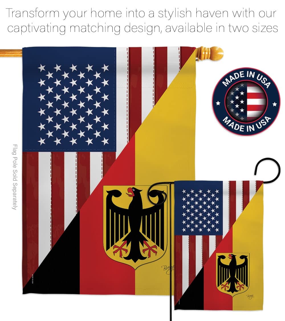 Breeze Decor - US German Friendship Flags of The World - Everyday Impressions De - Thumbnail 4