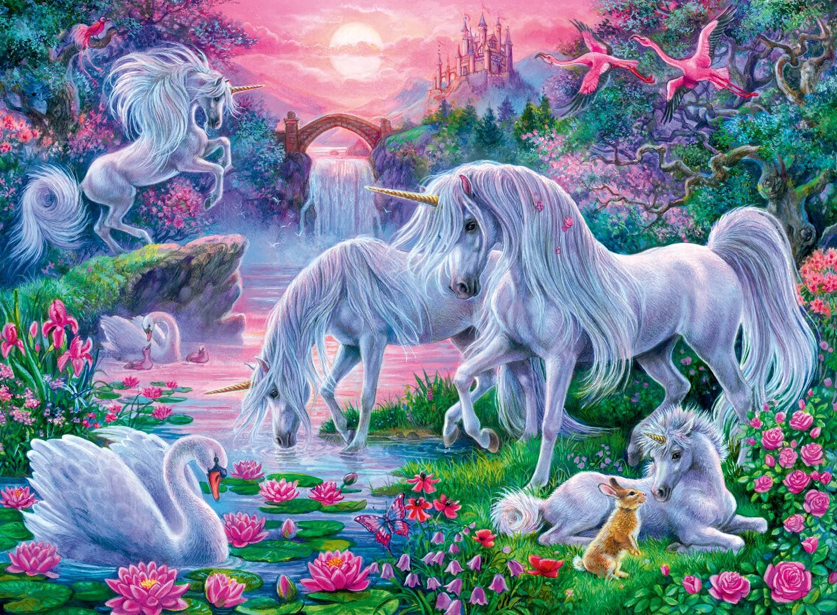 Ravensburger - Unicorns - 300 Piece Jigsaw Puzzle 2 Pack - XXL Pieces - Easy Ass - Thumbnail 2