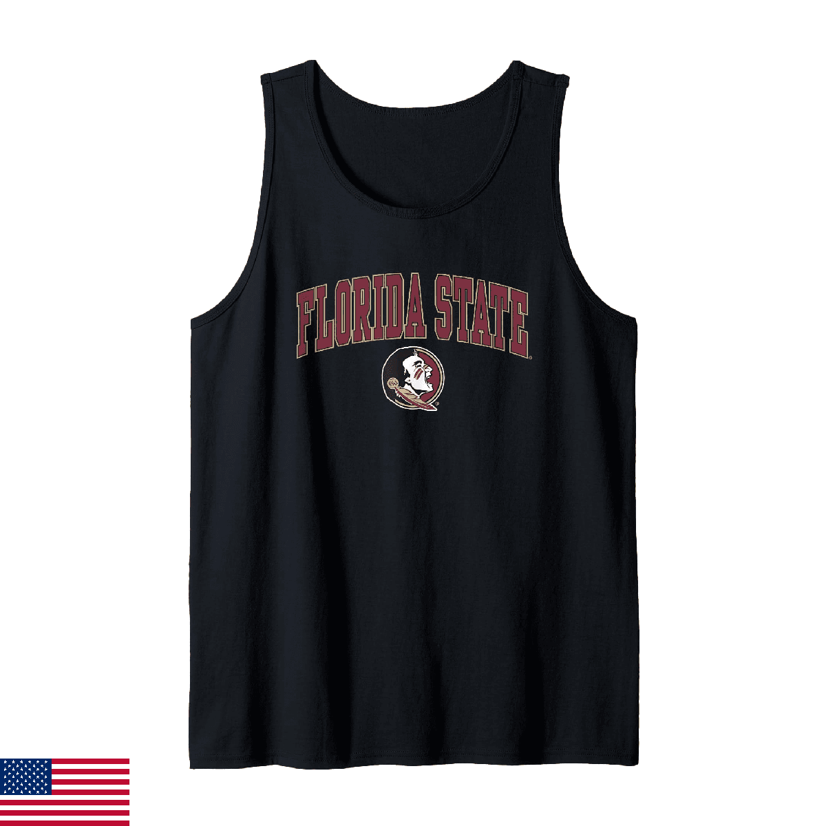 Florida State Seminoles Arch Over Officially Licensed Tank Top - Image 1