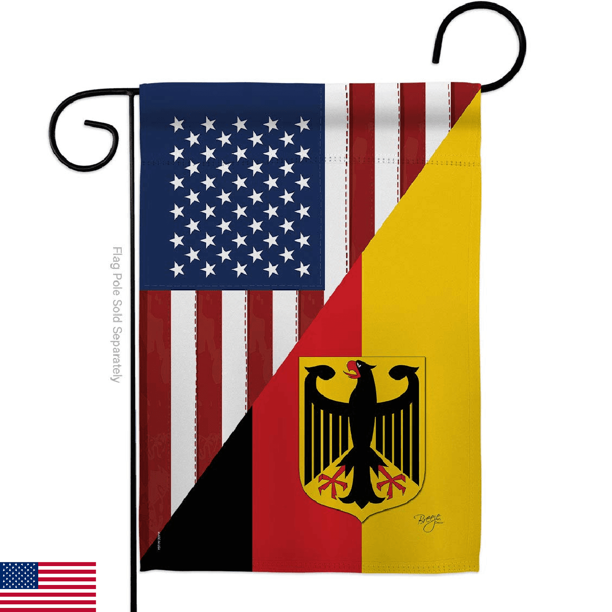 Breeze Decor - US German Friendship Flags of The World - Everyday Impressions De - Image 1