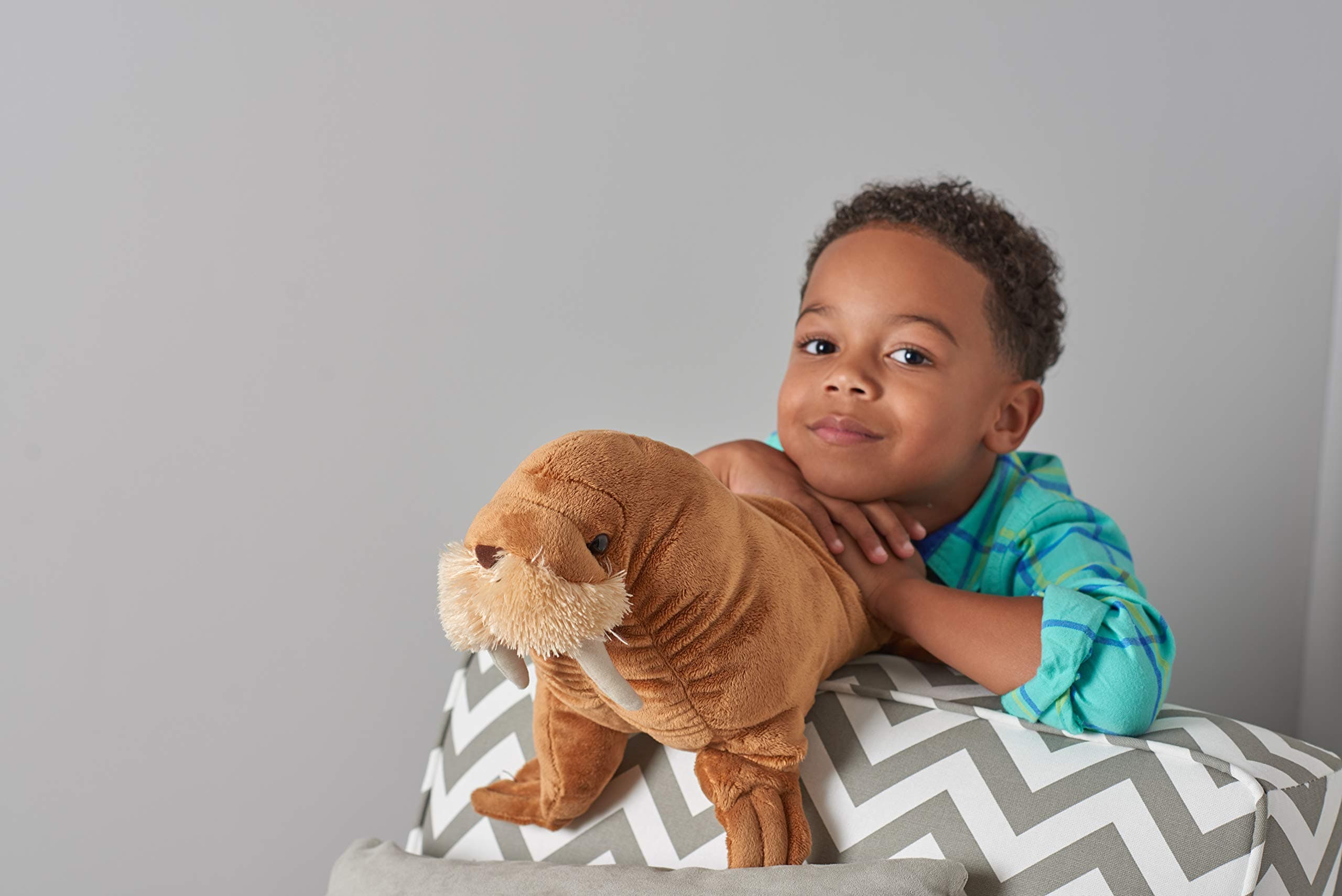 Wild Republic Walrus Plush, Stuffed Animal, Plush Toy, Gifts for Kids, Cuddlekin - Thumbnail 2