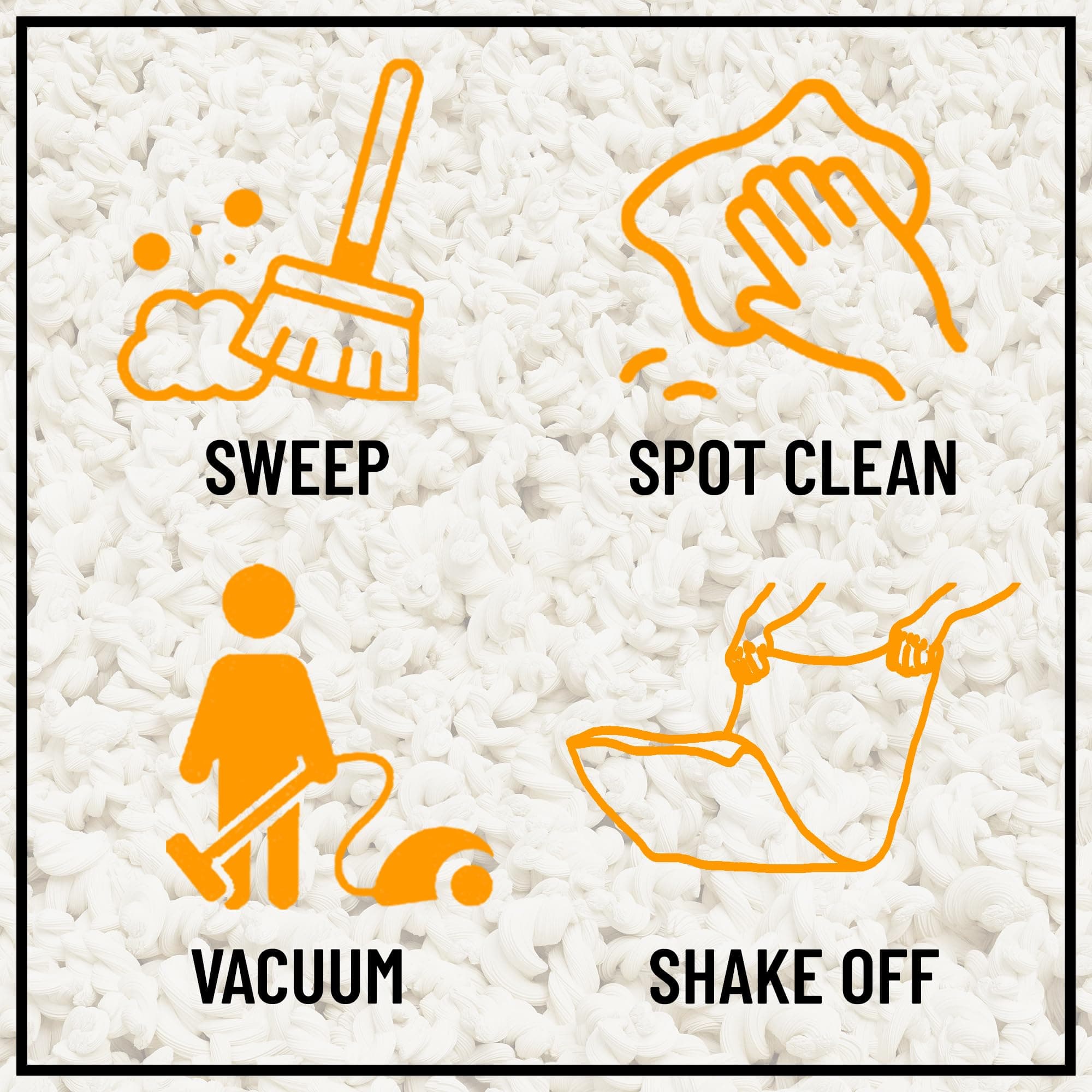 Ottomanson 2' x 6' Shaggy Runner Rug - Plush & Cozy Non-Slip Carpet for Bedroom, - Thumbnail 4