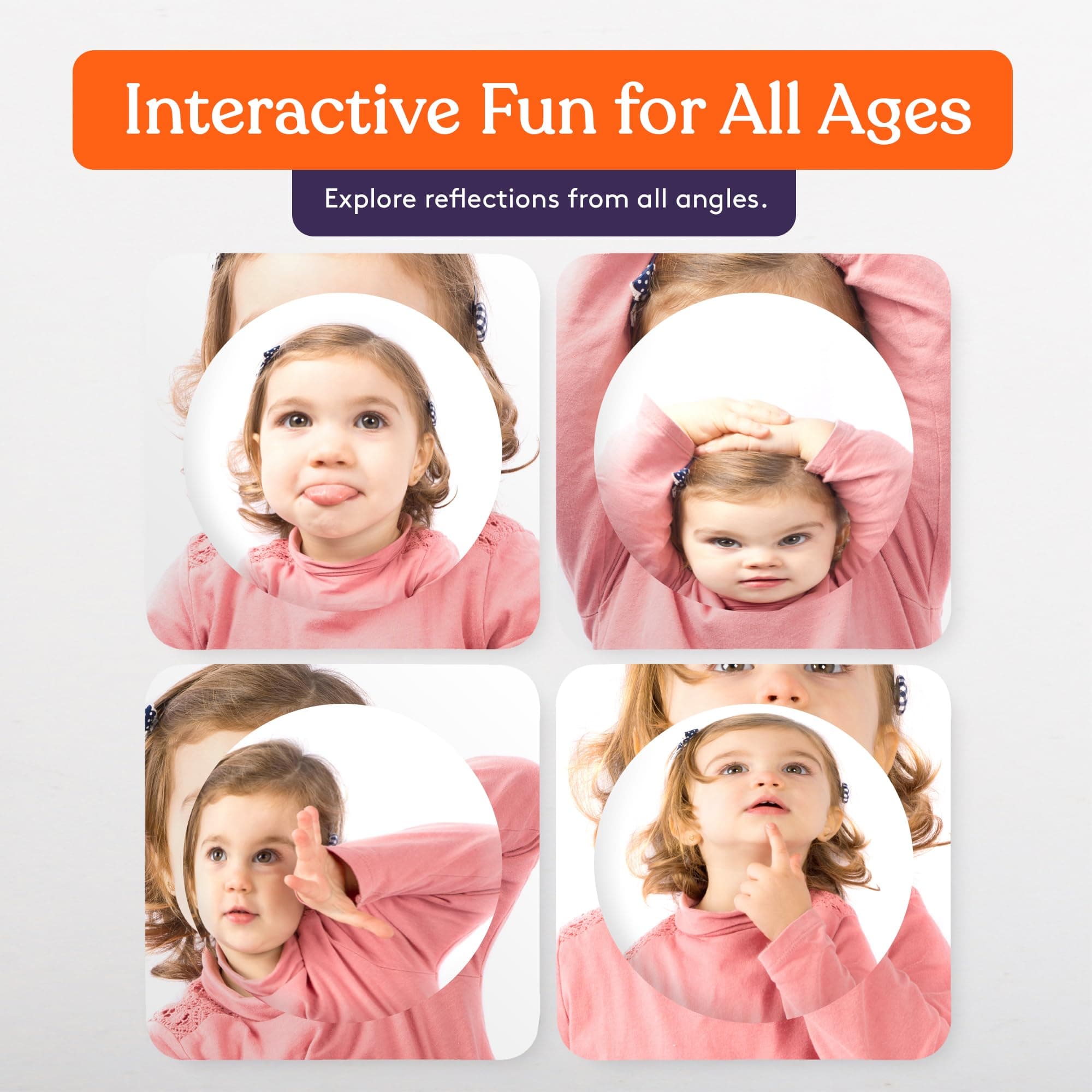 Special Supplies Sensory Bubble Wall Mirror - Interactive Acrylic Mirrors for Wa - Thumbnail 6