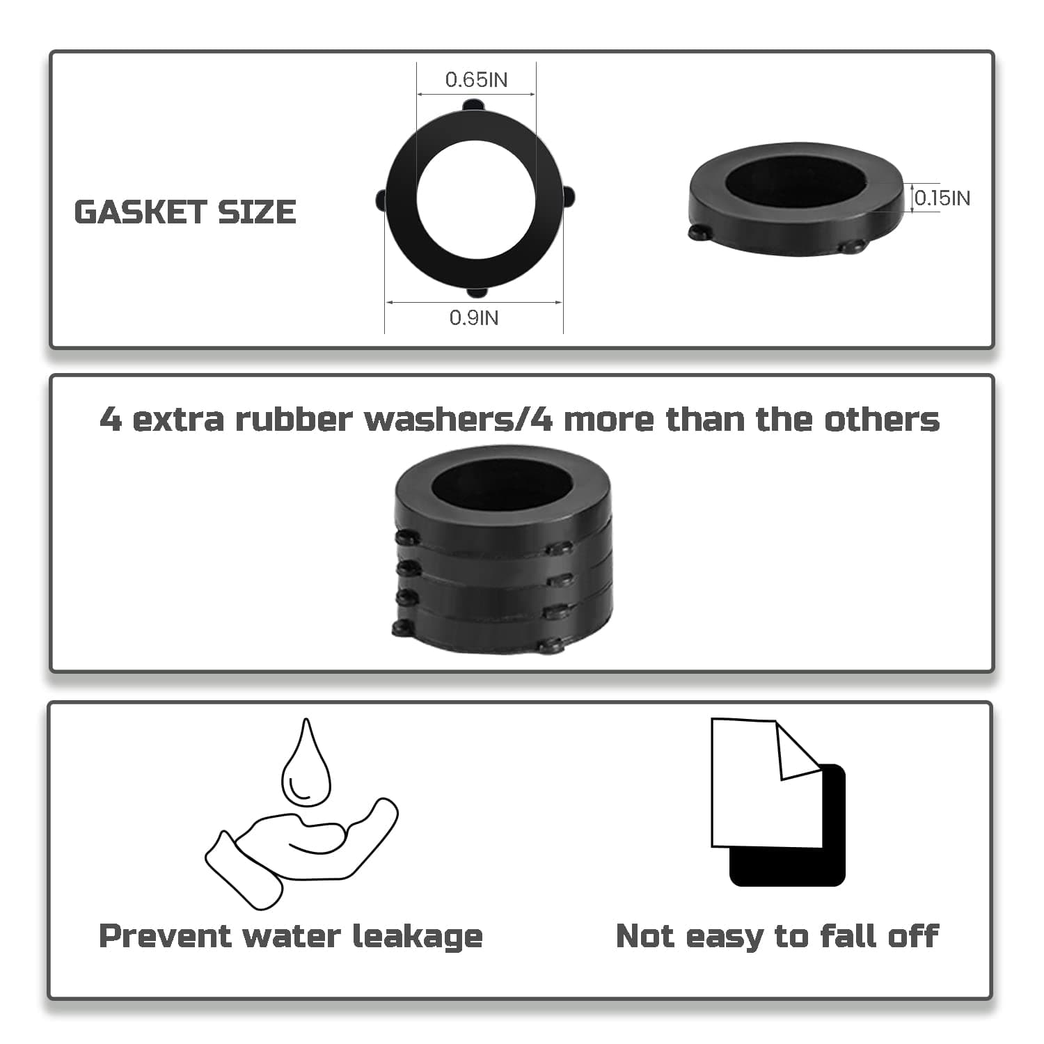 Hose Nozzle, Lichamp Heavy Duty Brass Fireman Style High Power Leak Proof Adjust - Thumbnail 7