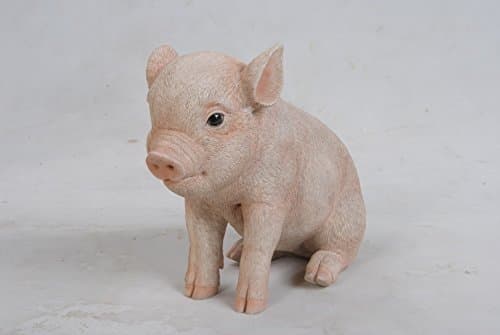 Hi-Line Gift Ltd Sitting Baby Pig 6" - Thumbnail 4