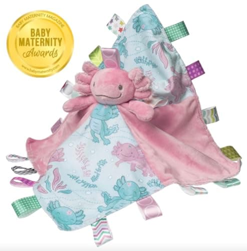 Taggies Stuffed Animal Lovey Security Blanket with Sensory Tags, 13 x 13-Inches, - Thumbnail 3