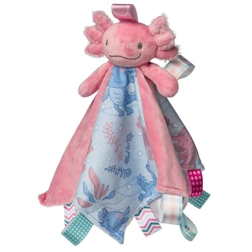 Taggies Stuffed Animal Lovey Security Blanket with Sensory Tags, 13 x 13-Inches, - Thumbnail 4