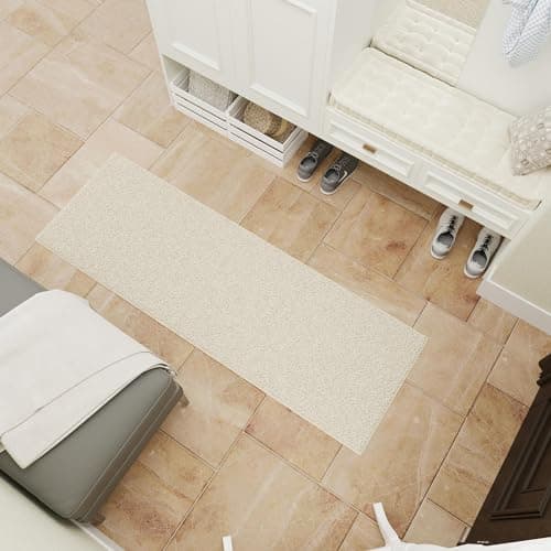 Ottomanson 2' x 6' Shaggy Runner Rug - Plush & Cozy Non-Slip Carpet for Bedroom, - Thumbnail 9