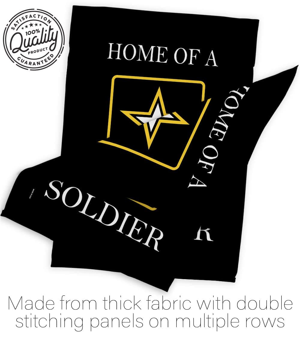 US Army Army Soldier Garden Flag Set Wall Holder Armed Forces Rangers United Sta - Thumbnail 7