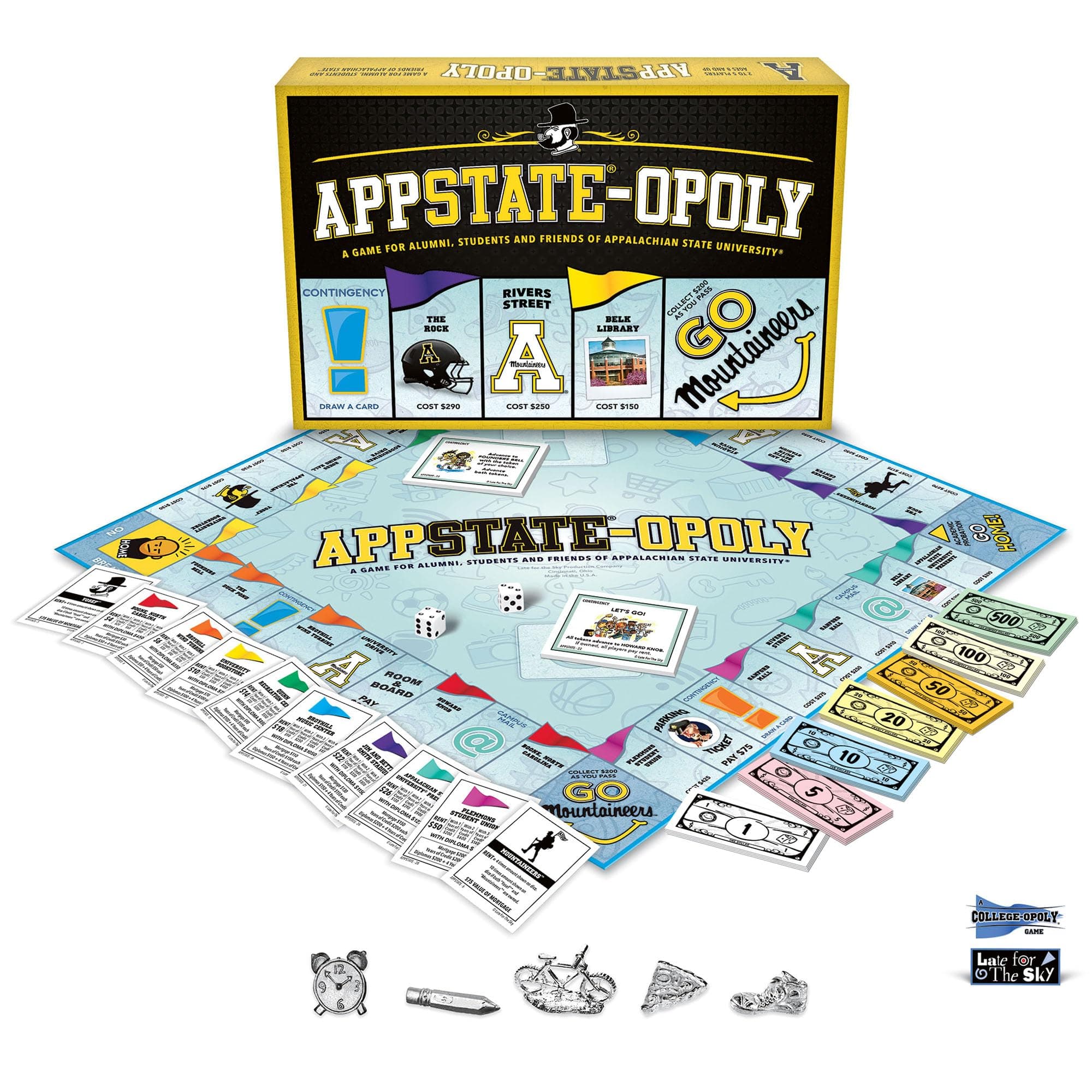 Late for The Sky App State-Opoly Board Game – Appalachian State University Campu - Thumbnail 2