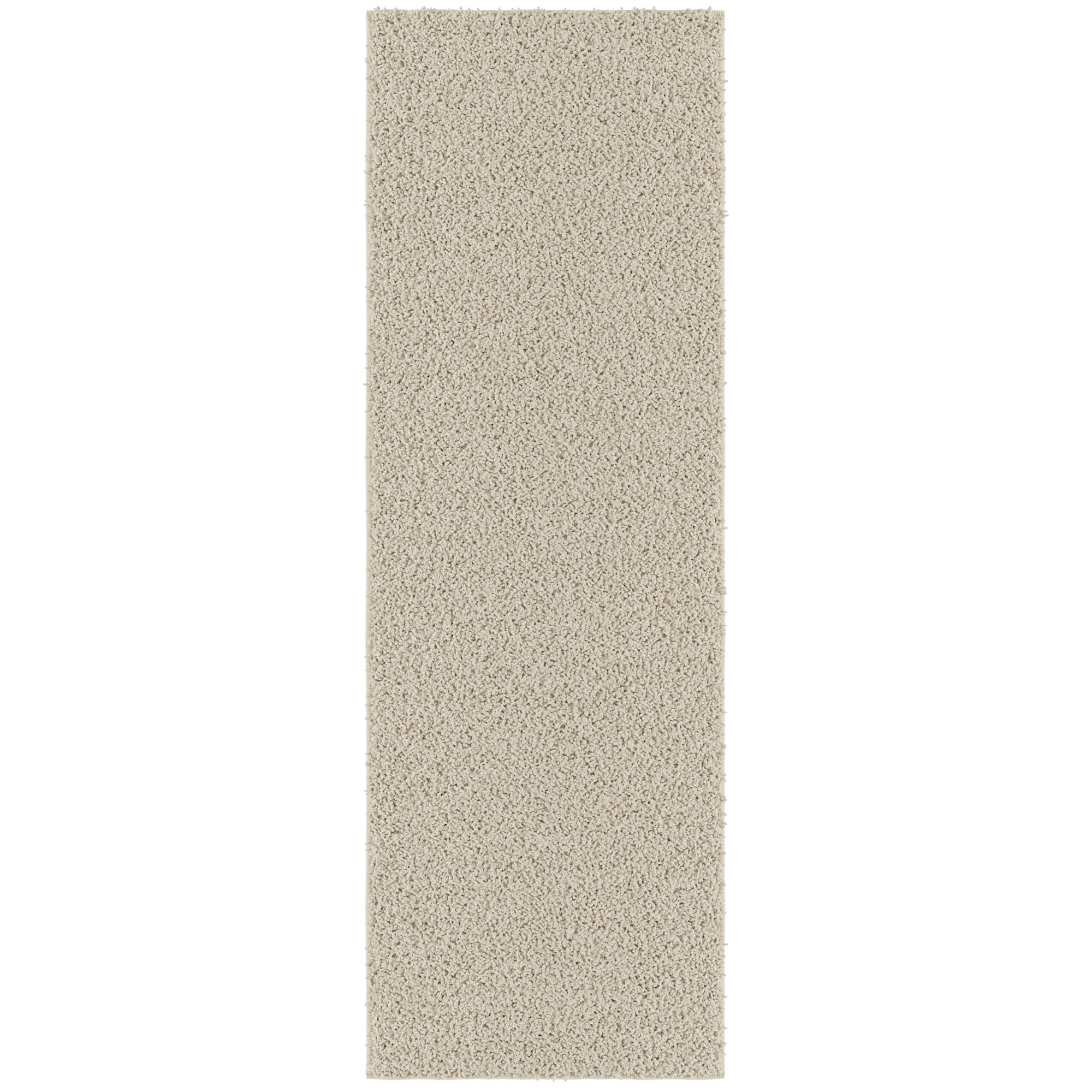 Ottomanson 2' x 6' Shaggy Runner Rug - Plush & Cozy Non-Slip Carpet for Bedroom, - Thumbnail 5