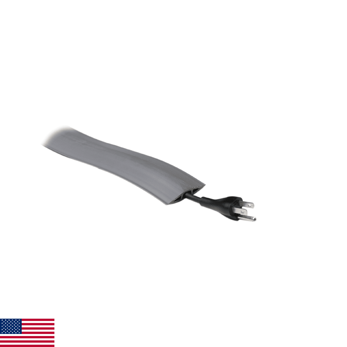 Wiremold CDG-15 Corduct Overfloor Cord Protector 15ft Gray - Image 1