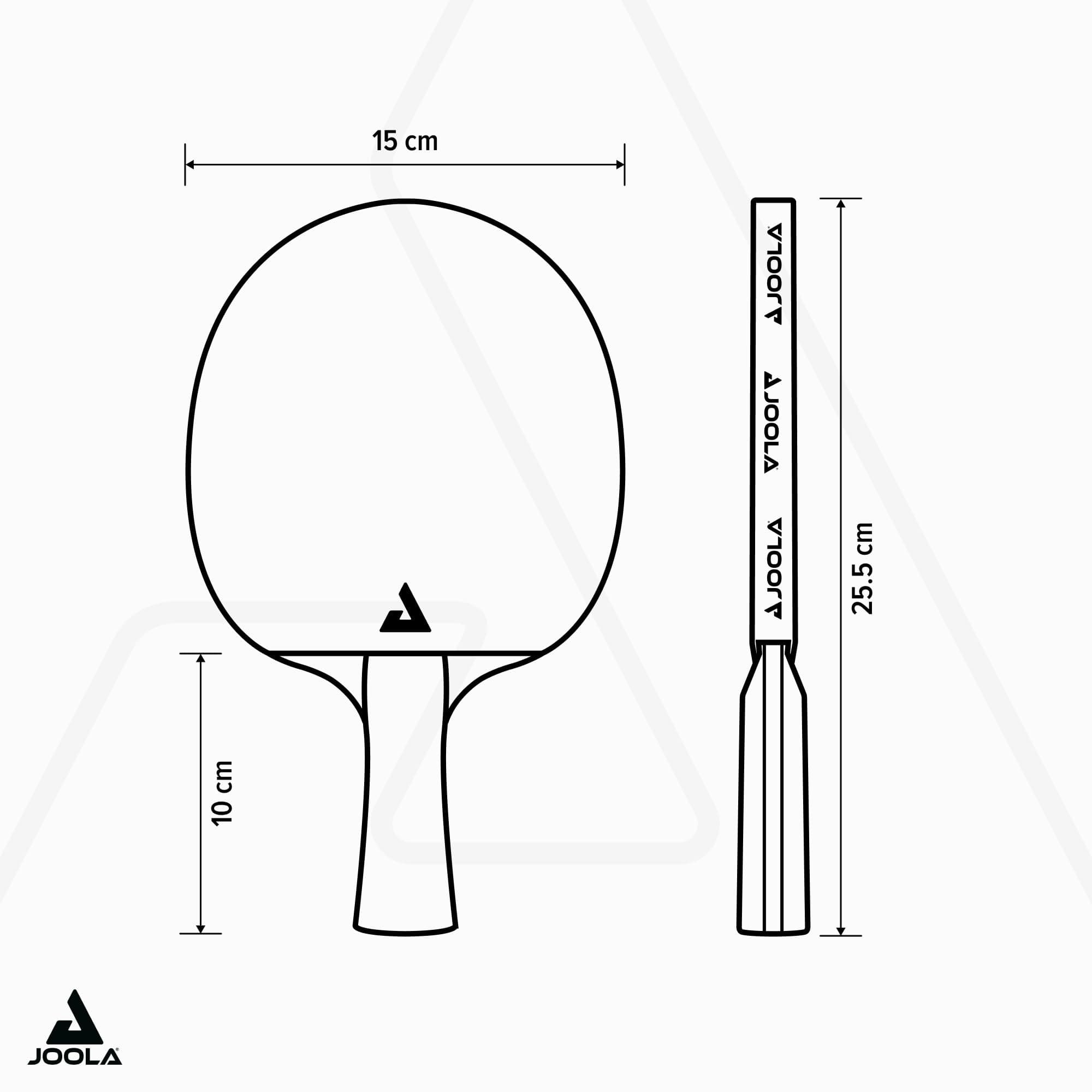 JOOLA Carbon Speed Ping Pong Paddle with Paddle Cover - Ergonomic Grip - ITTF Ap - Thumbnail 7
